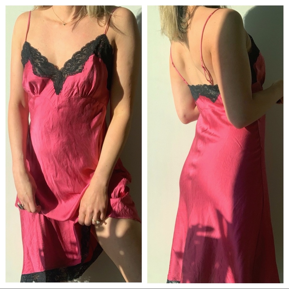Vintage Y2K Victoria’s Secret Silk Slip Dress M - Picture 4 of 8